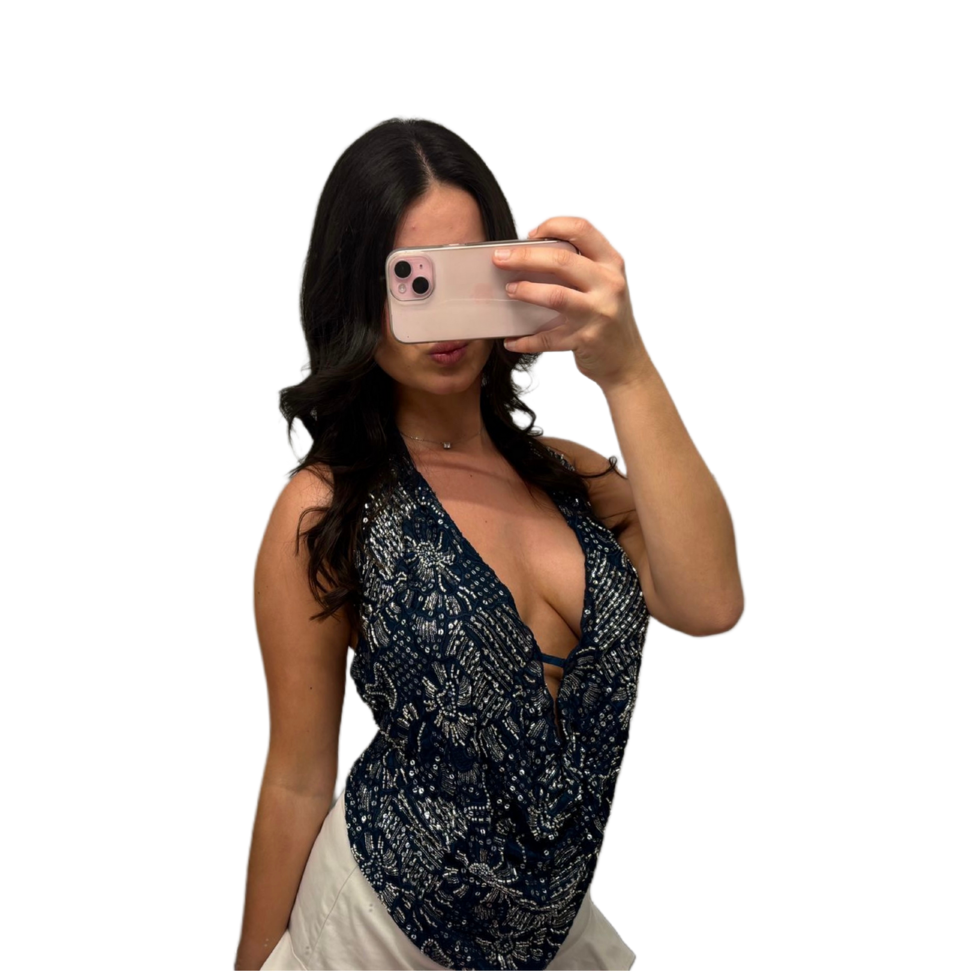 SERENA BLUE TOP