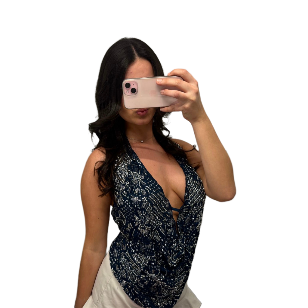 SERENA BLUE TOP